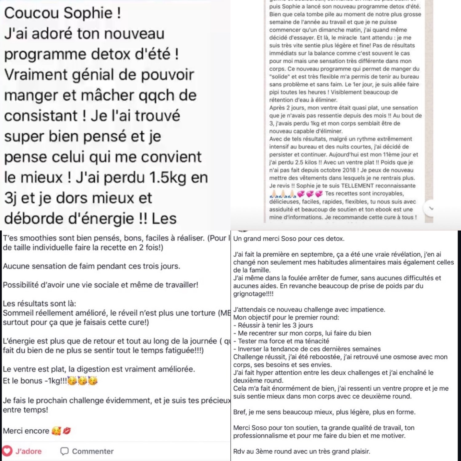 témoignages cure témoignages cure détox sosohealthy.fr