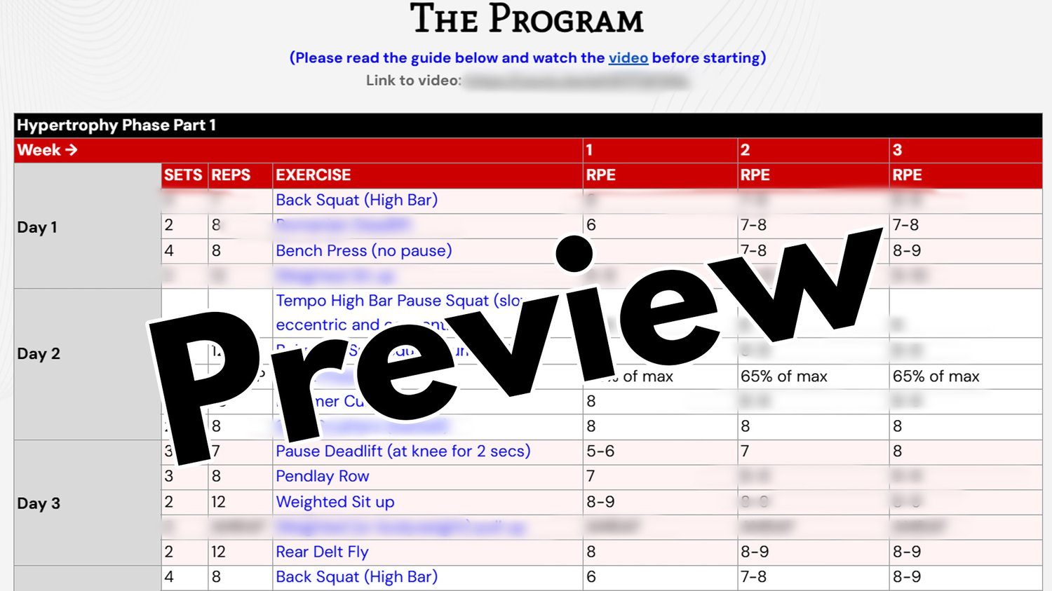 Powerliting Program Rpe Complete 14 Week Powerlifting Program