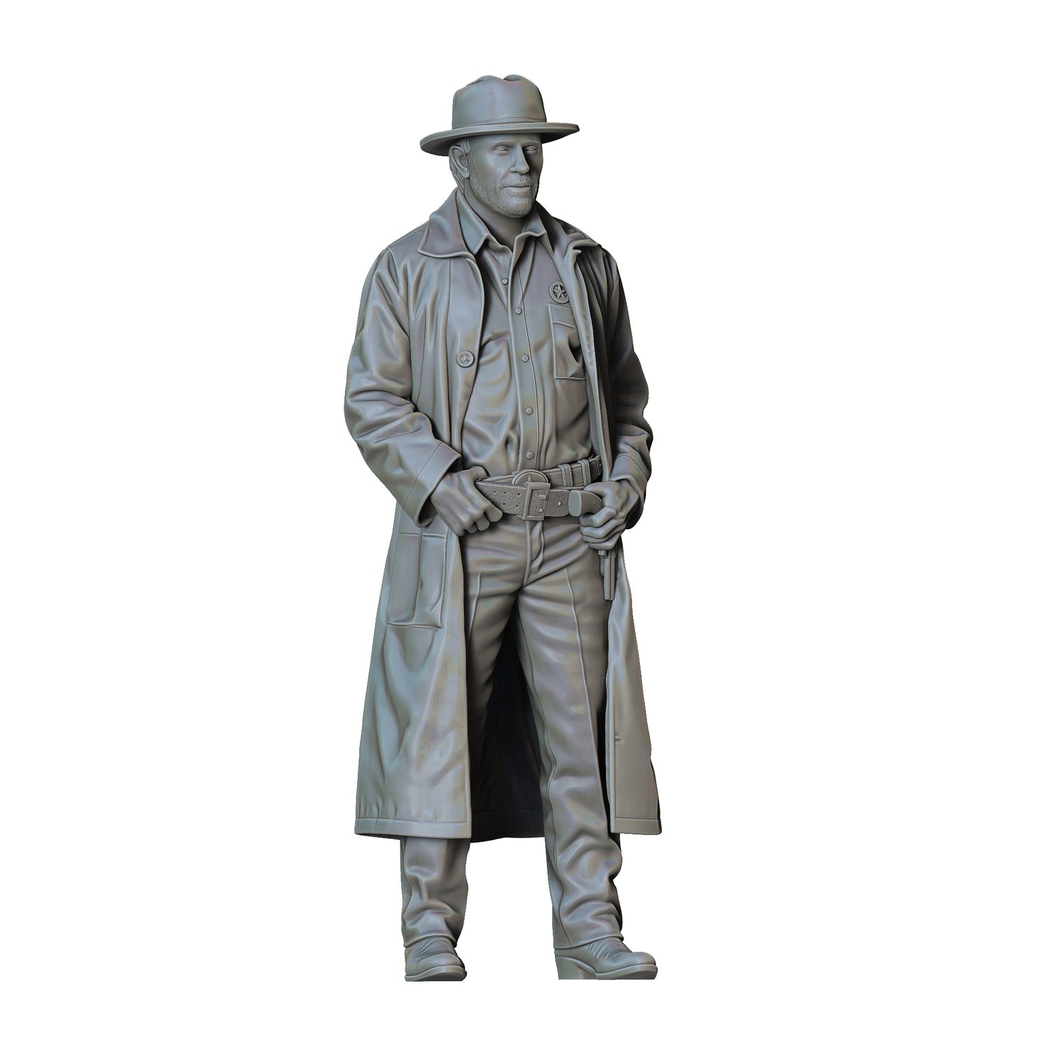 3DP Miniatures, N1 Chuck Norris Walker Texas Ranger