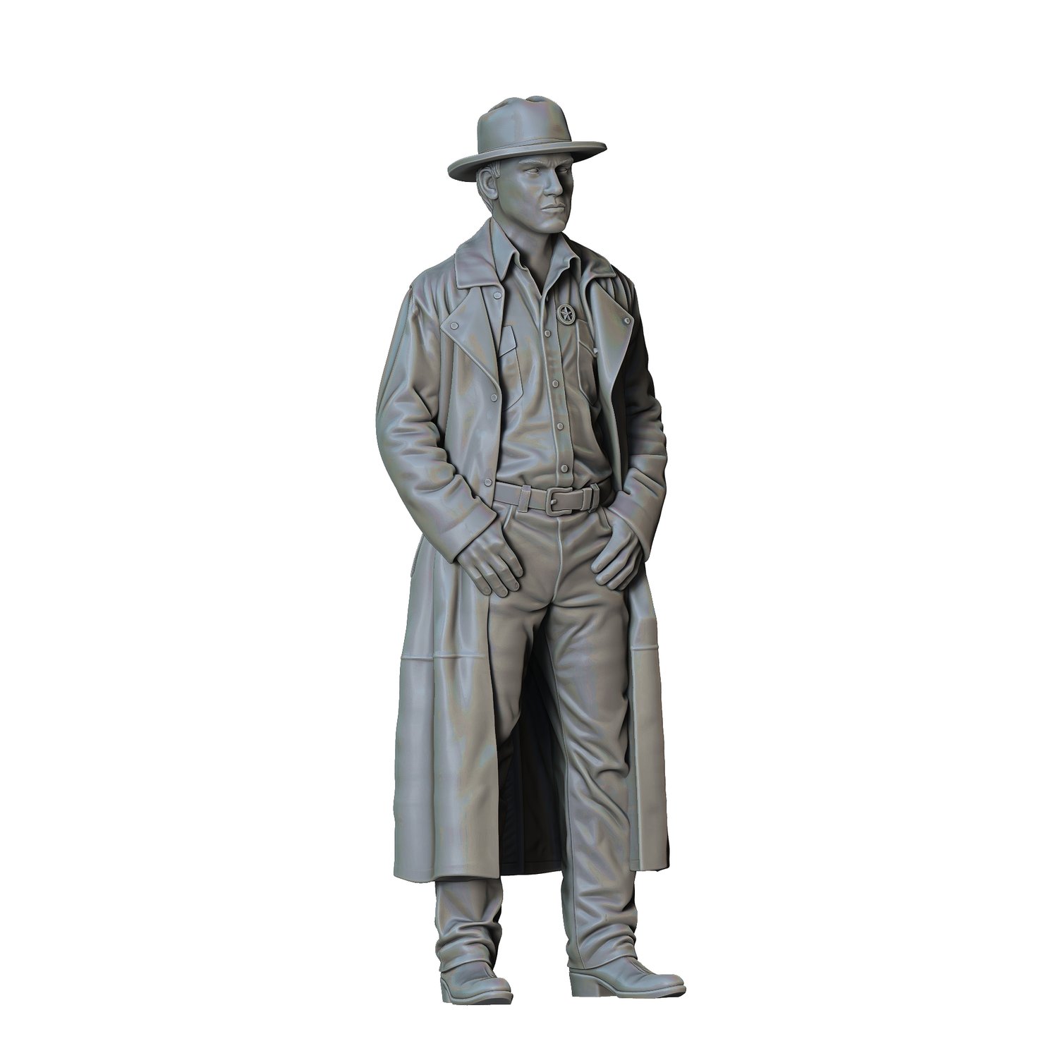 3DP Miniatures, N2 Judson Mills Walker Texas Ranger