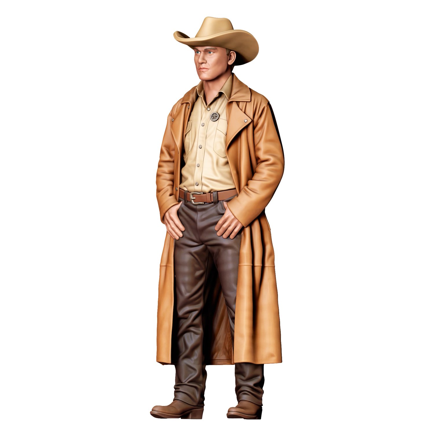 3DP Miniatures, N2 Judson Mills Walker Texas Ranger