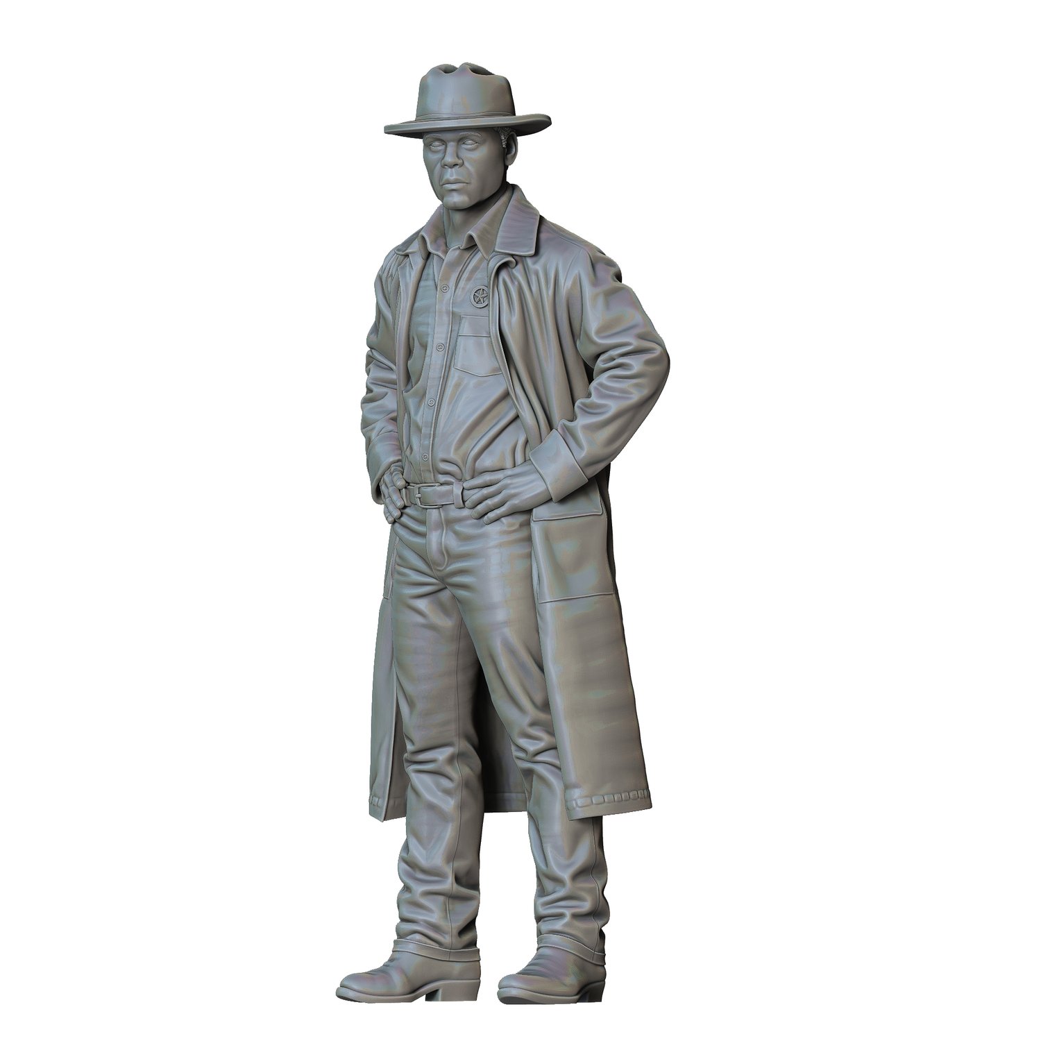 N3 3DP Miniatures, Clarence Gilyard Walker Texas Ranger