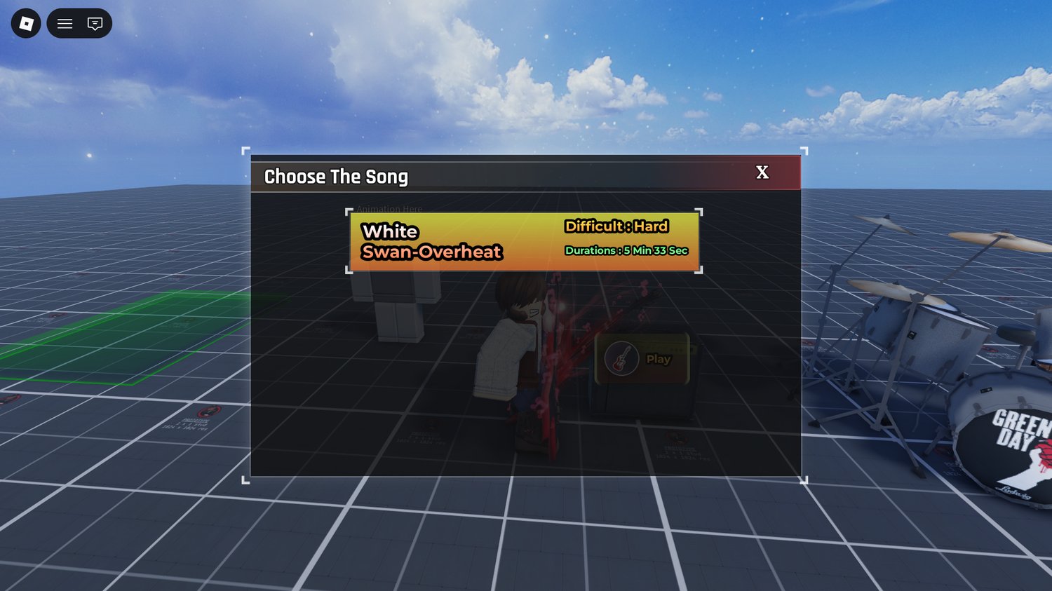 Roblox music game framework
