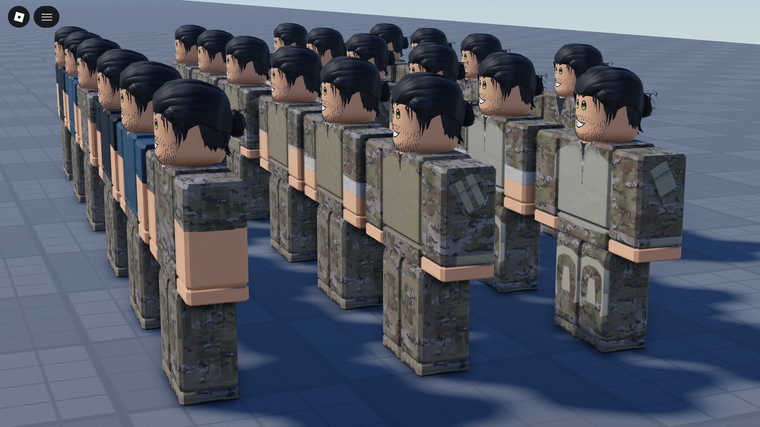 Roblox military training