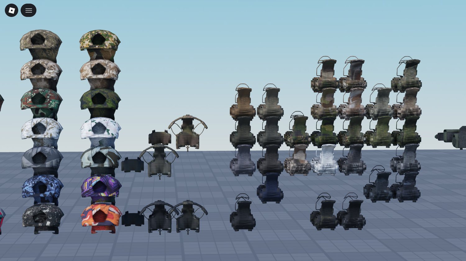 Roblox helmet pack