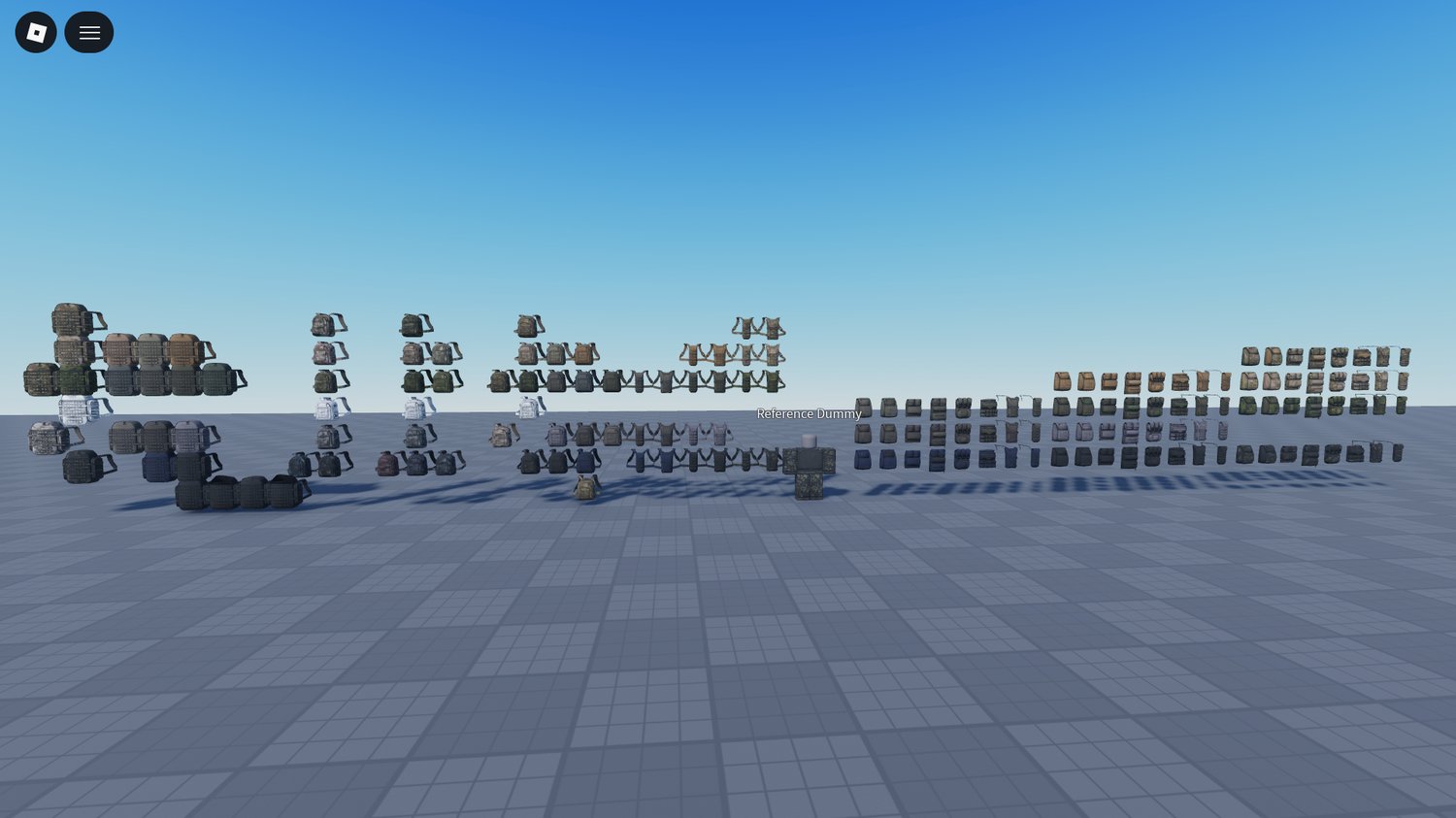 Roblox military pouches