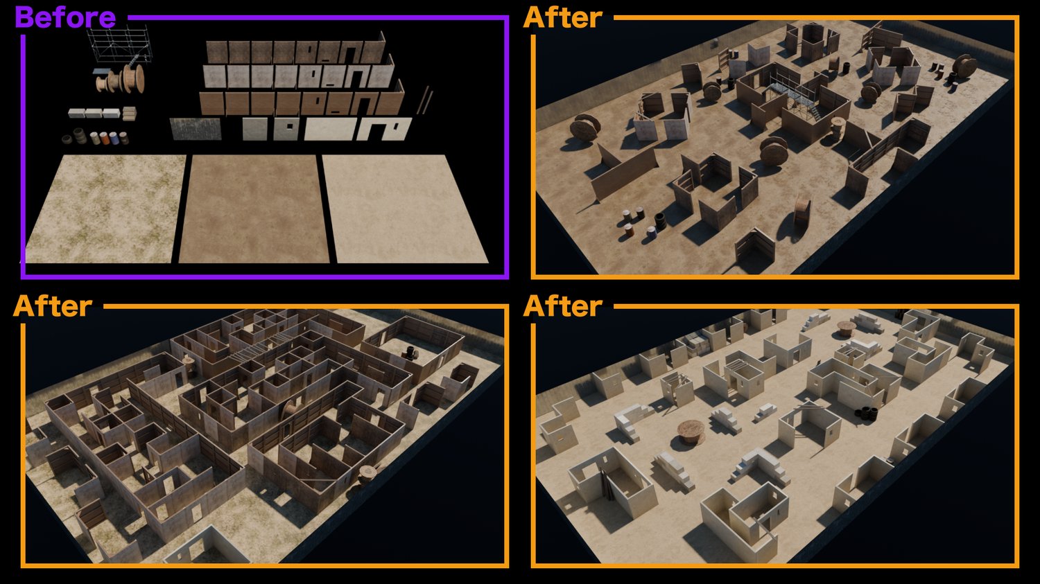 Modular FPS/TPS Field Kit – CQB Training & Combat Field Assets