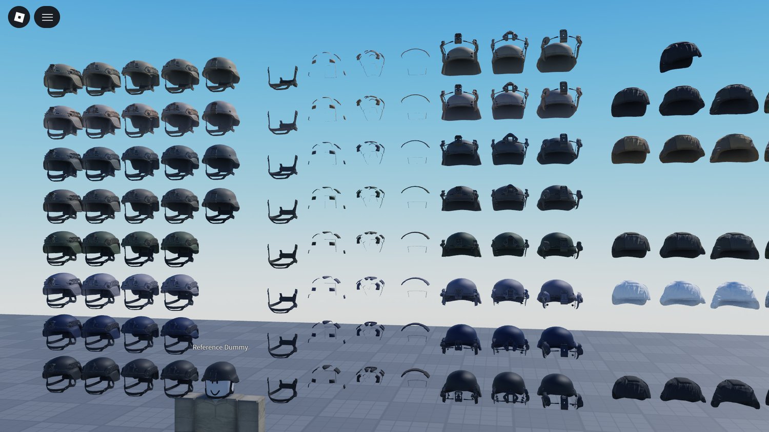 Roblox Dutch military headwear set