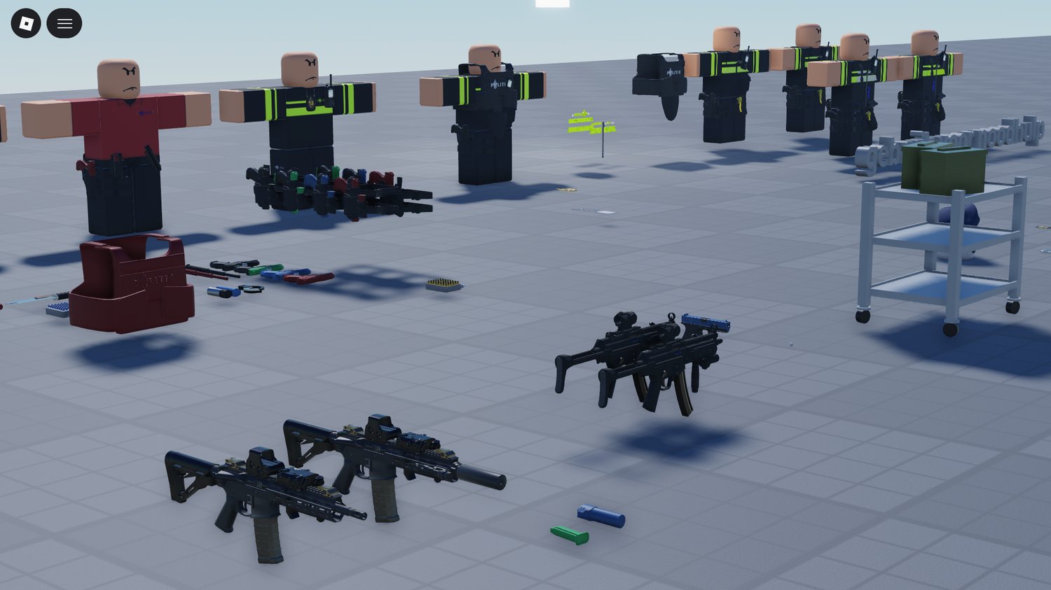 Roblox scripted military helmets
