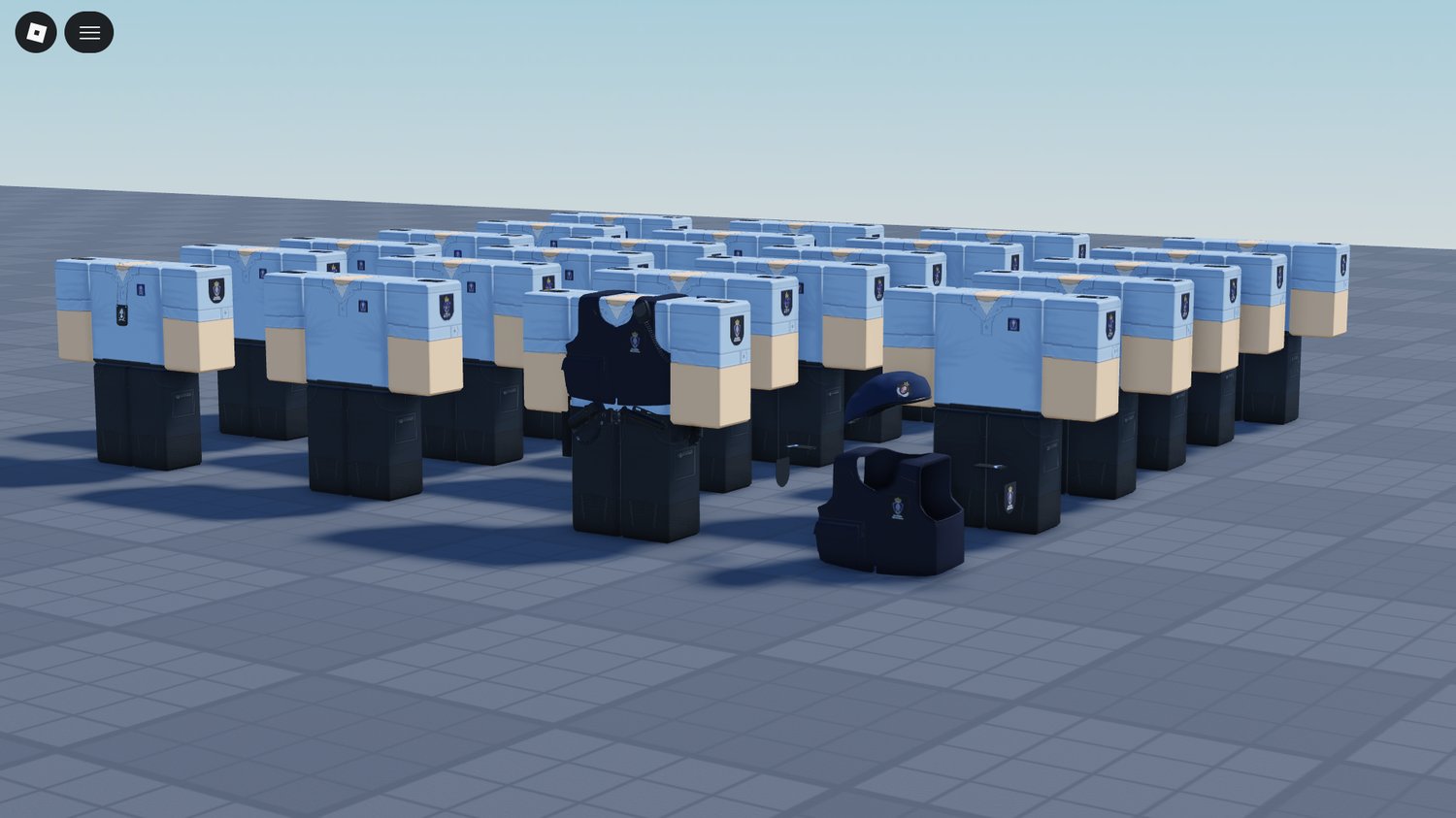 Roblox Marechaussee clothing pack