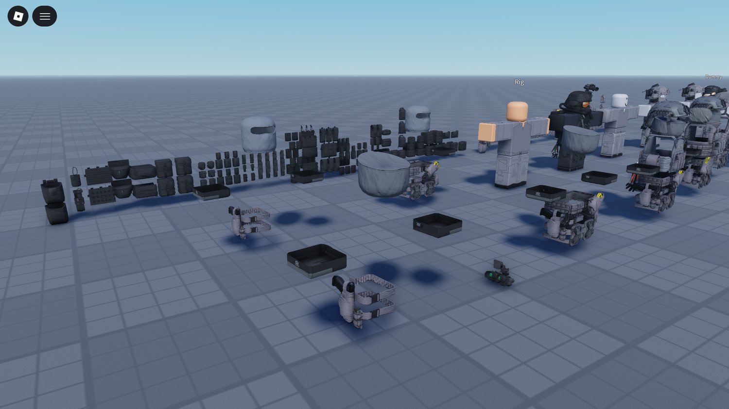 Roblox tactical helmet collection