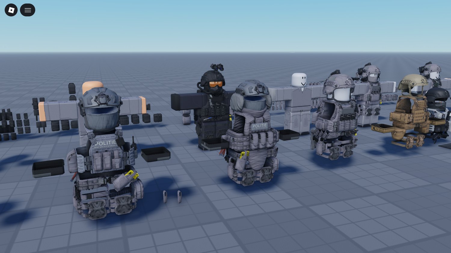 Roblox POLITIE tactical equipment