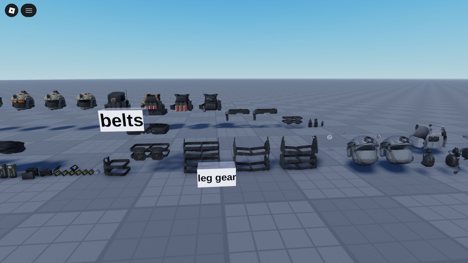 Roblox tactical vest accessories