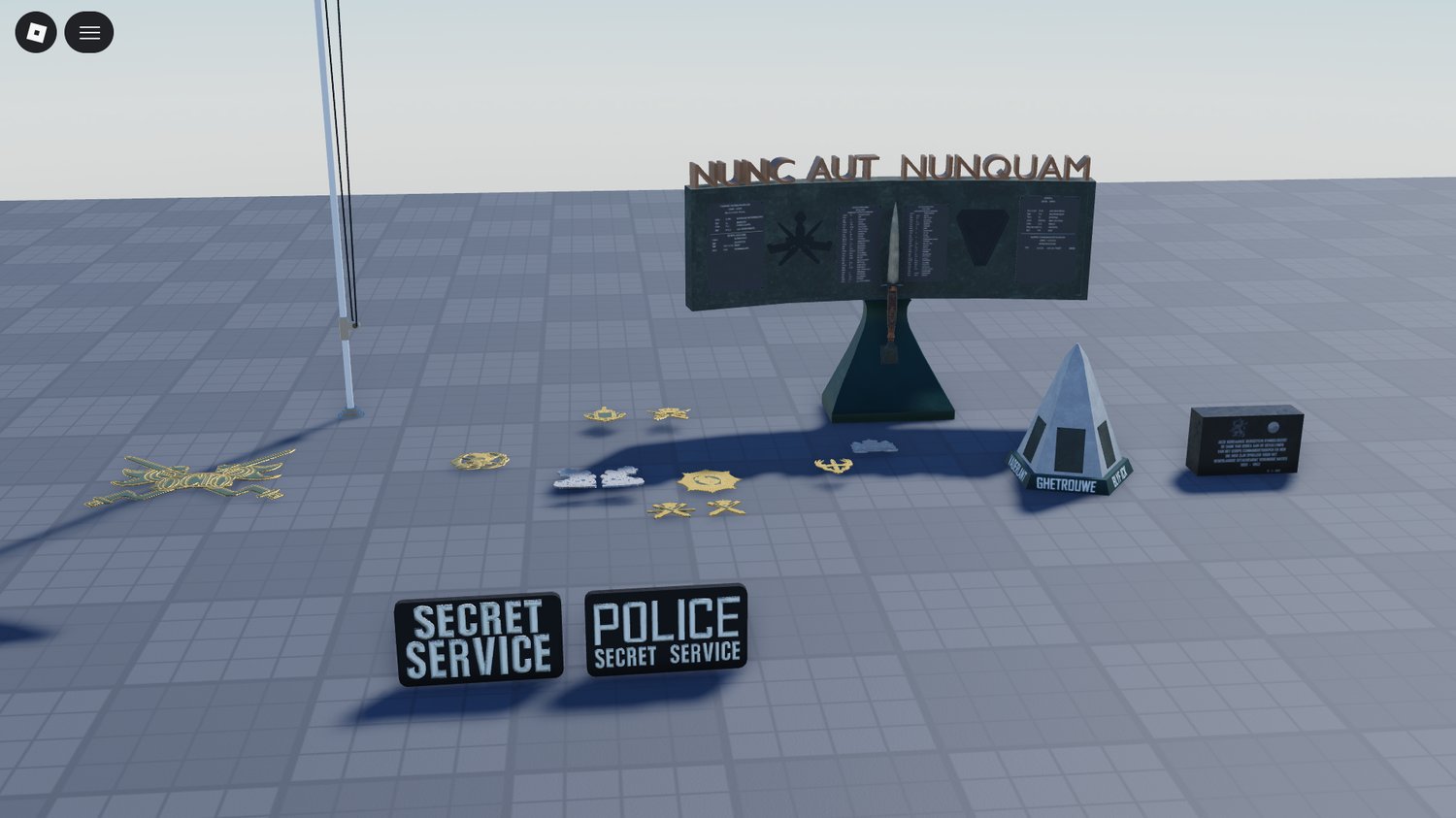 Roblox Secret Service badge