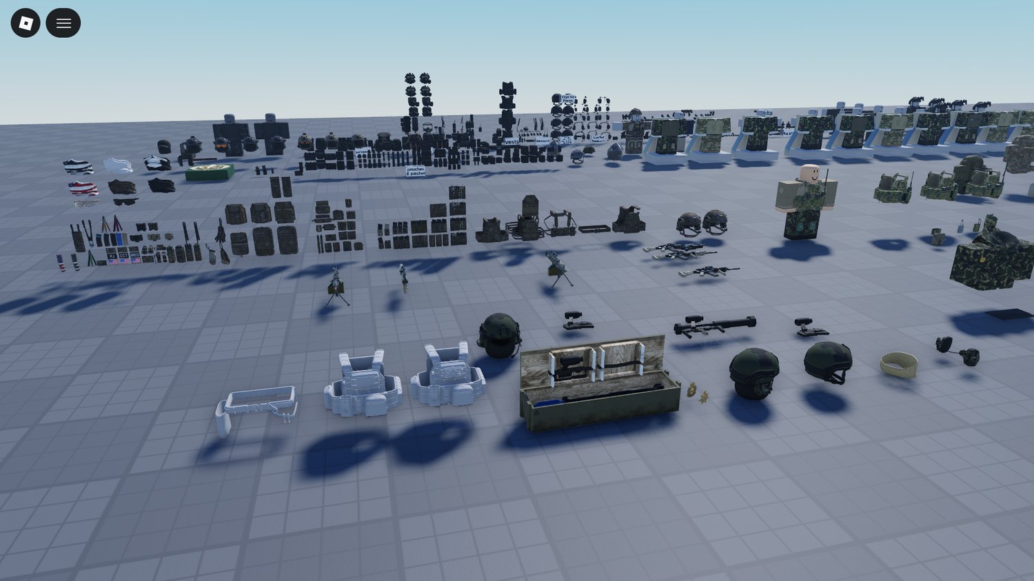 Roblox military backpacks