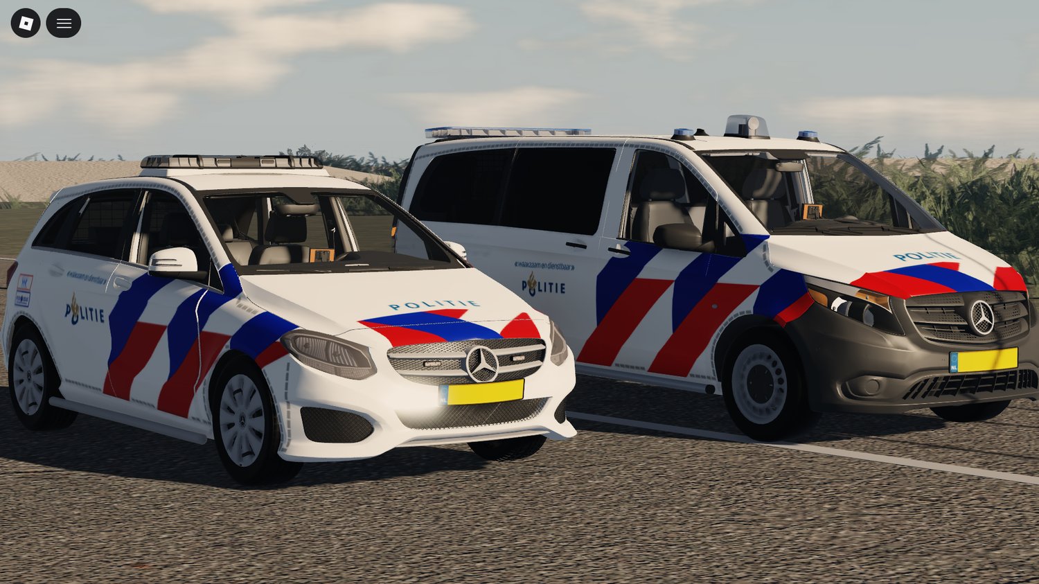 Roblox Dutch police car