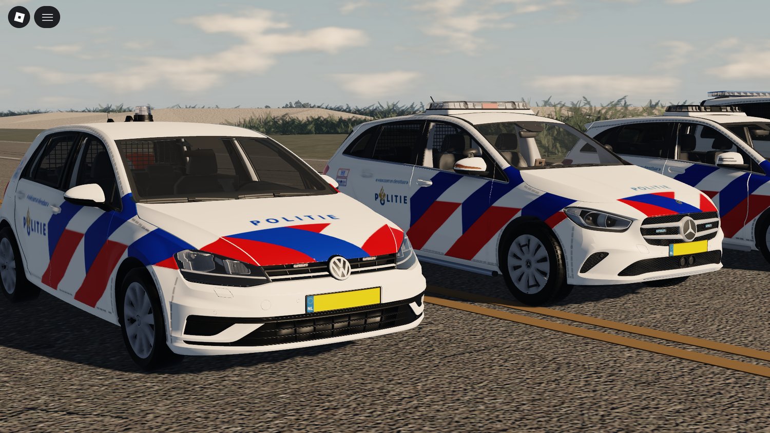 Roblox Dutch police motorcycles