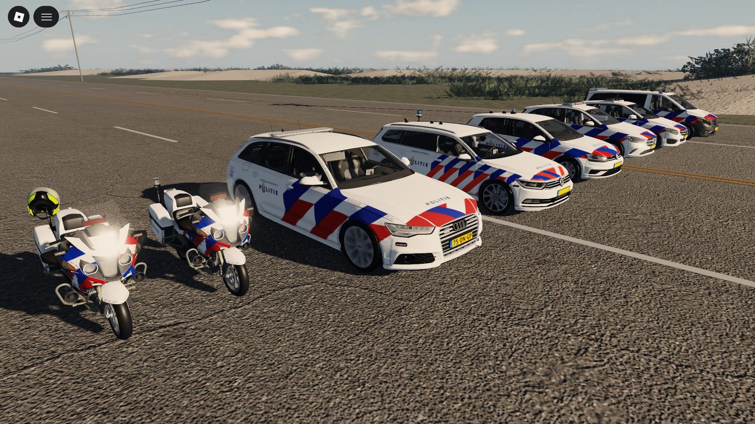 Roblox working police lights