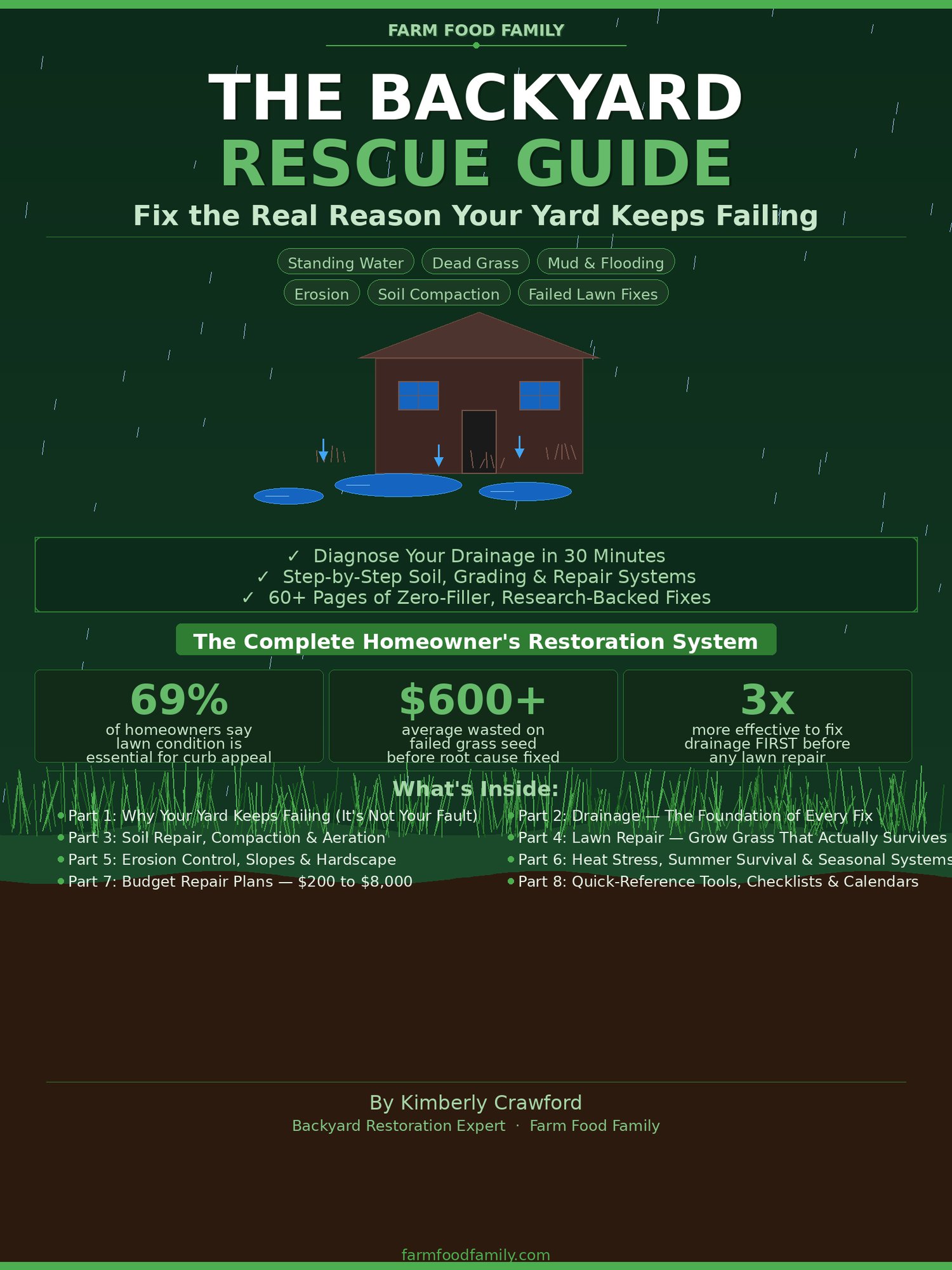 The Backyard Rescue Guide — Fix Drainage & Dead Grass for Good