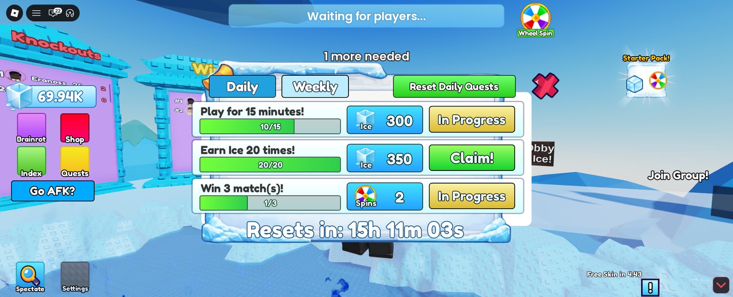 Roblox obby rewards