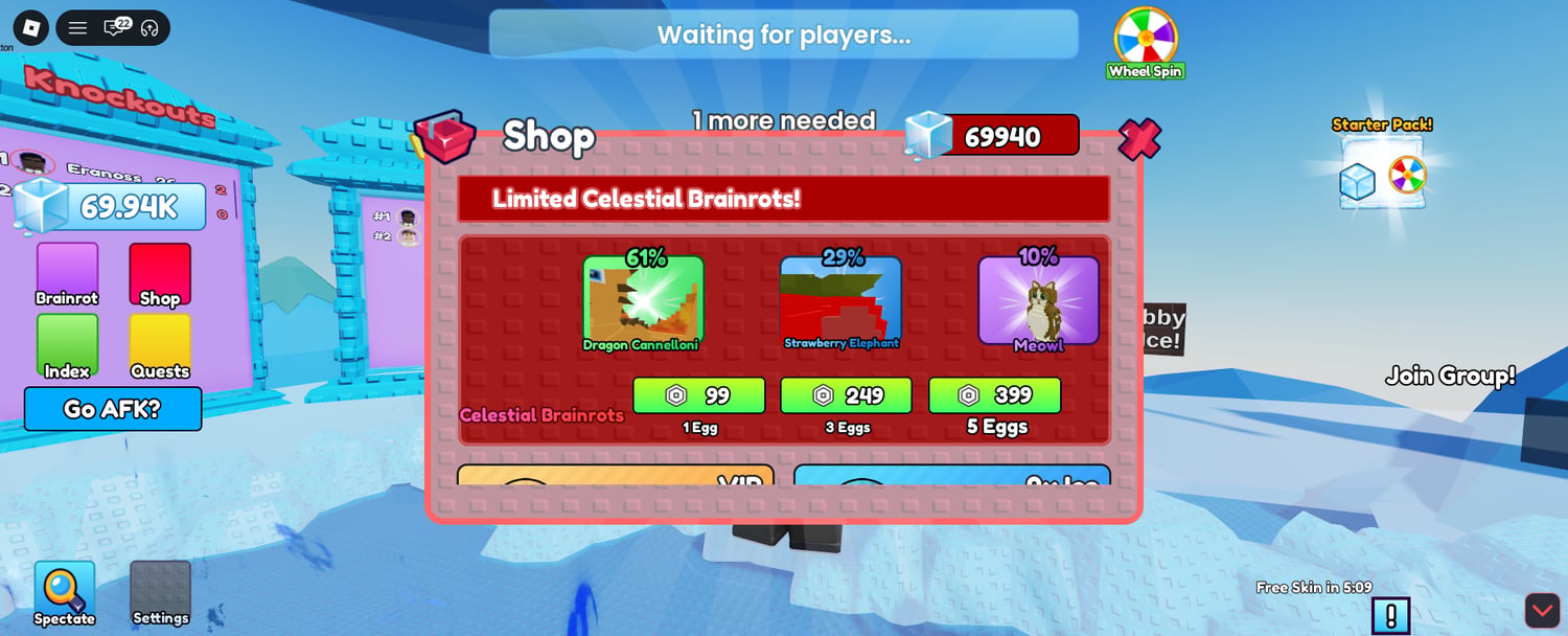 Roblox wheel spin system