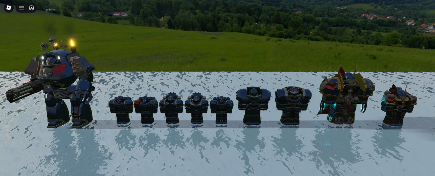 Roblox Robot Bleu Foncée morphs