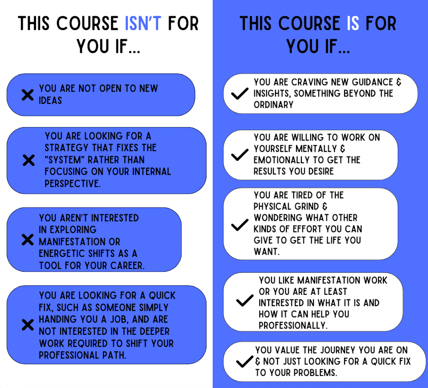 Reasons why you should buy a career manifestation course