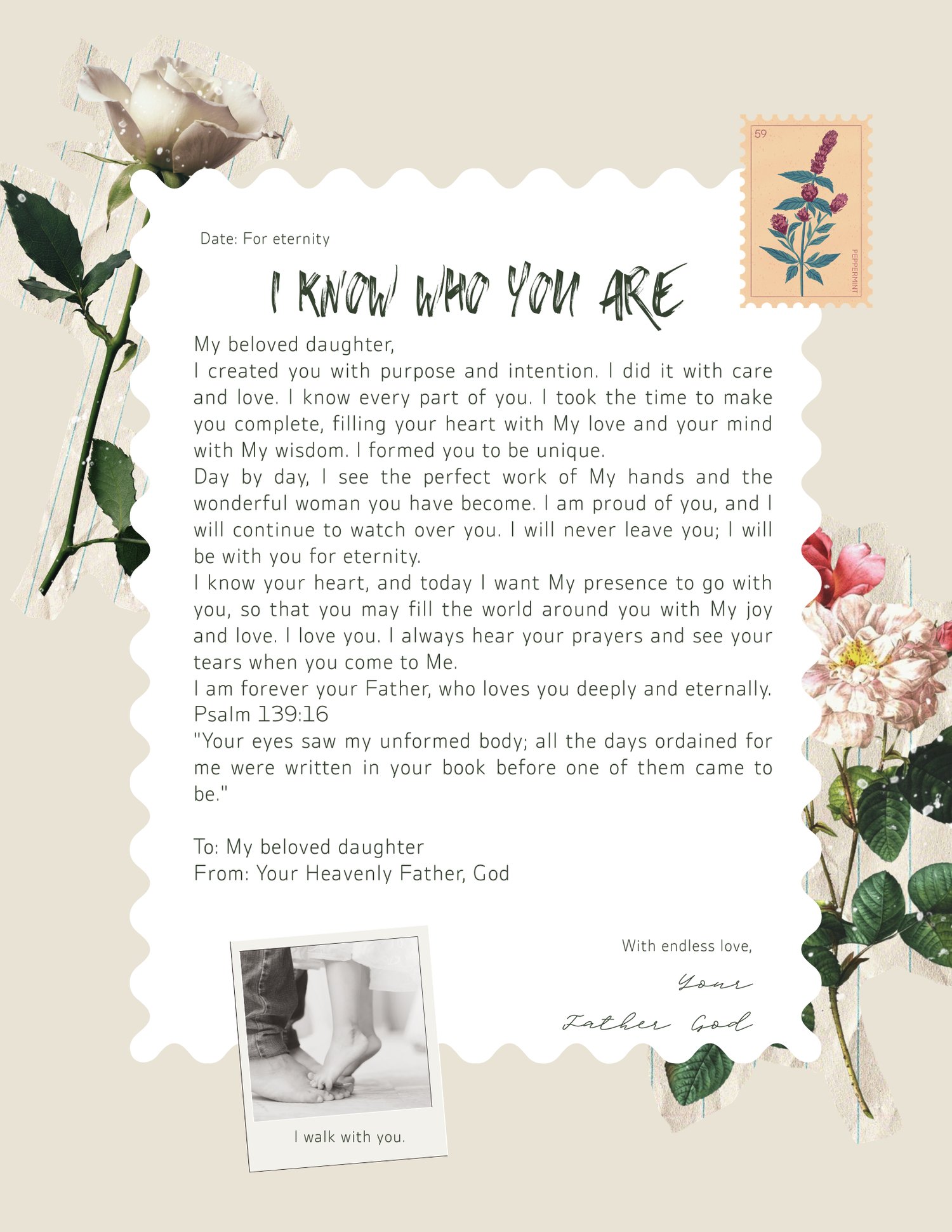 A letter from your Heavenly Father