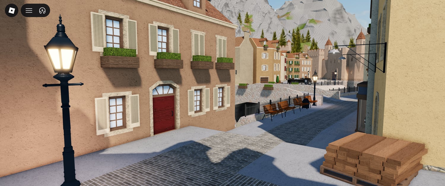 Roblox European village