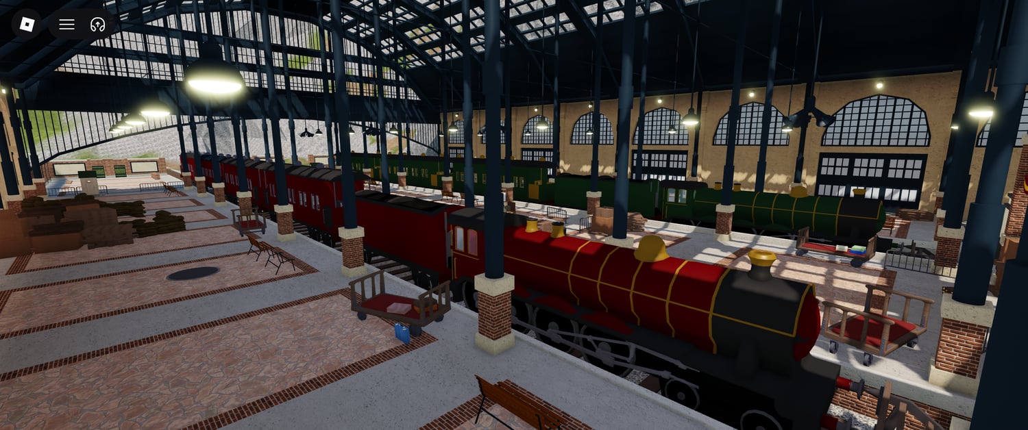Roblox train station map