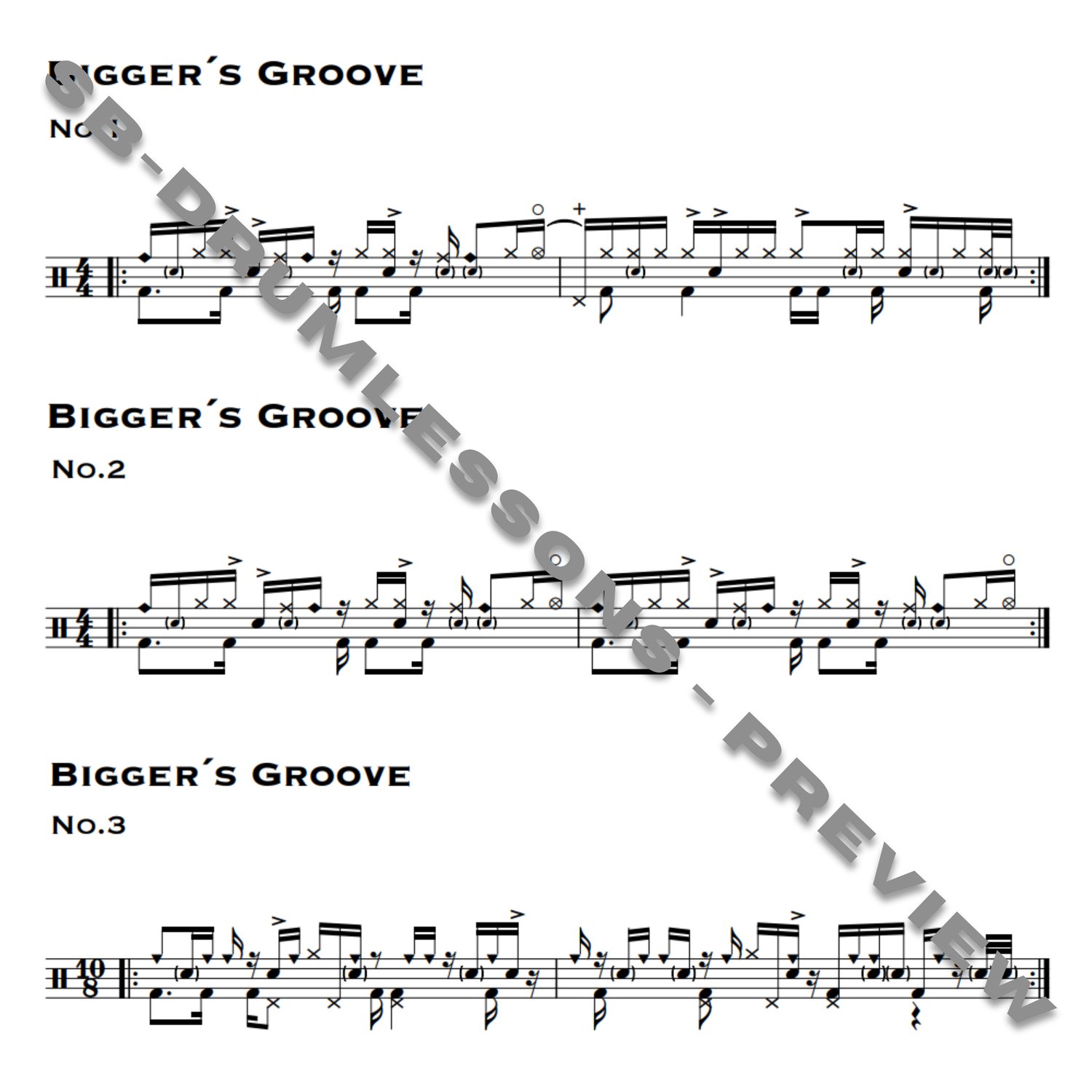 Swing-Pattern-Übungen - Snare & Kick Koordination