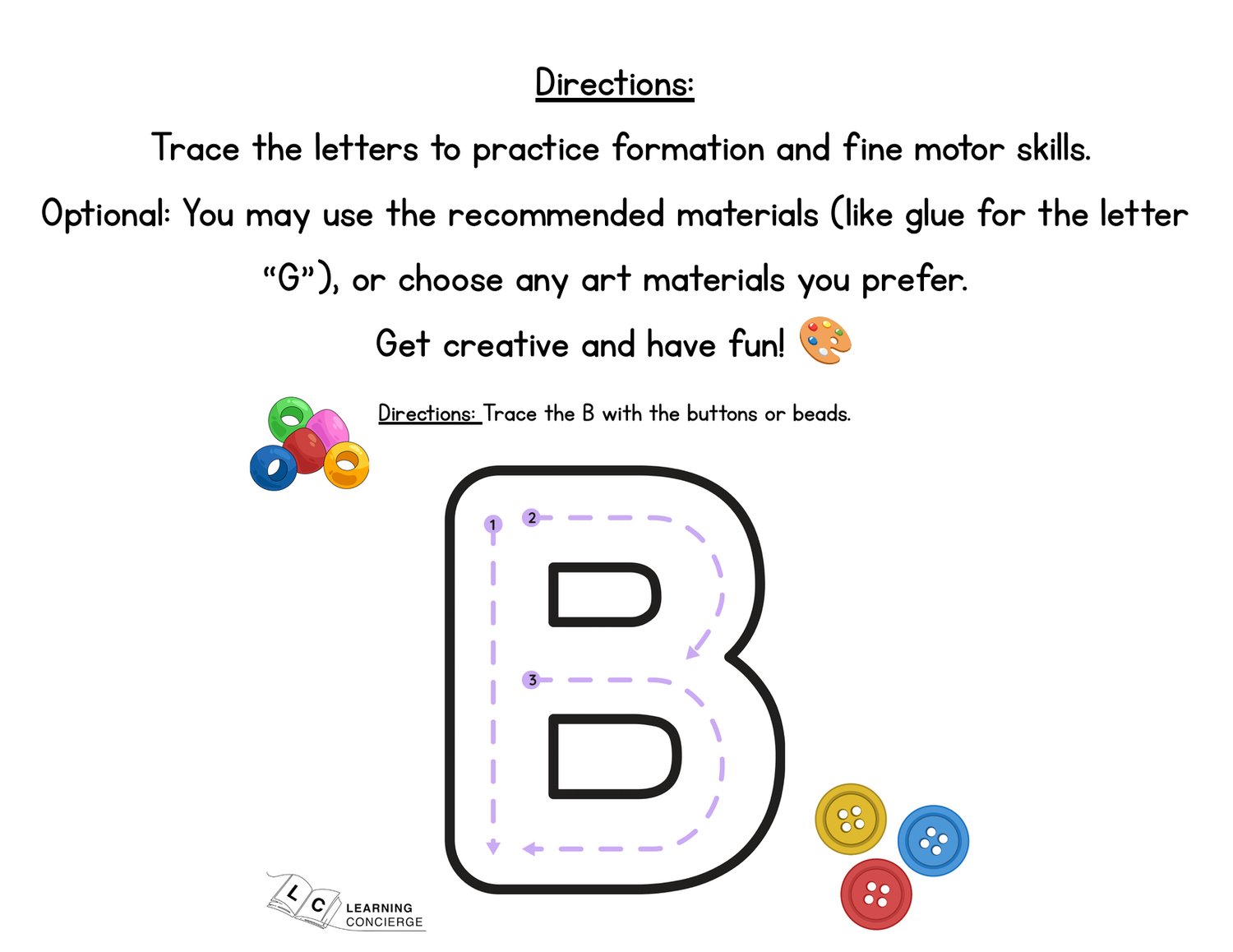 Letter Practice and Tracing