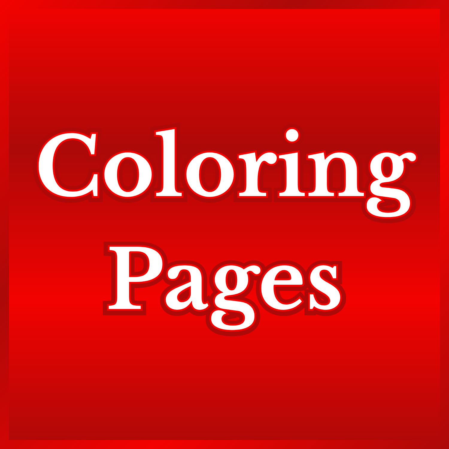 A photo serving as a thumbnail for all the digital coloring pages products available at Erin Nevers's website.