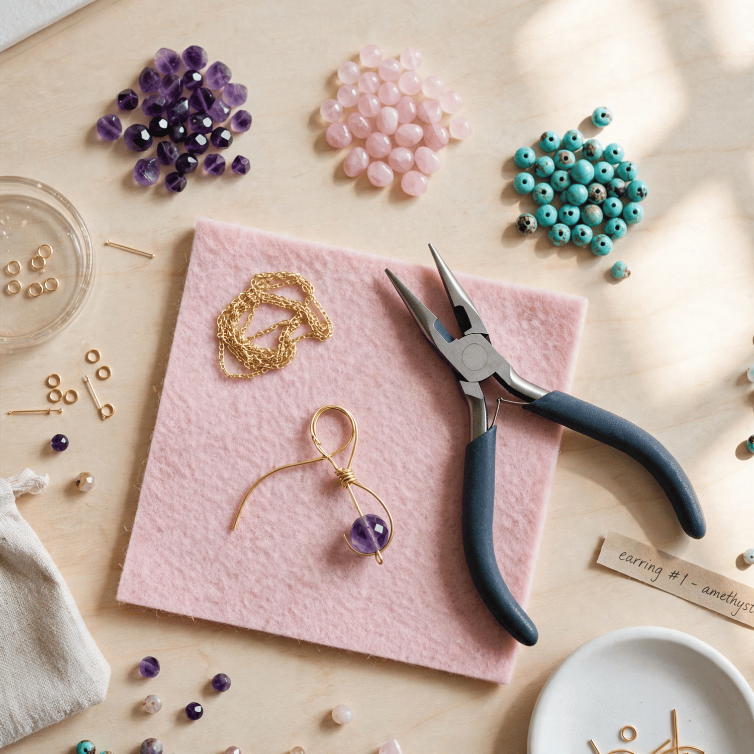 Discover gemstone jewelry making with easy beading tips. Get your free starter guide PDF now!
