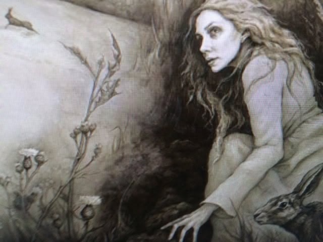 Isobel Gowdie by artist, Julia Jeffrey.