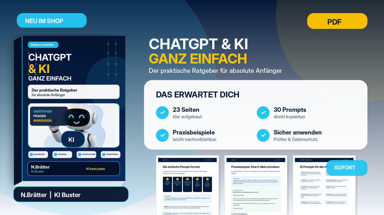 Cover von ChatGPT & KI ganz einfach