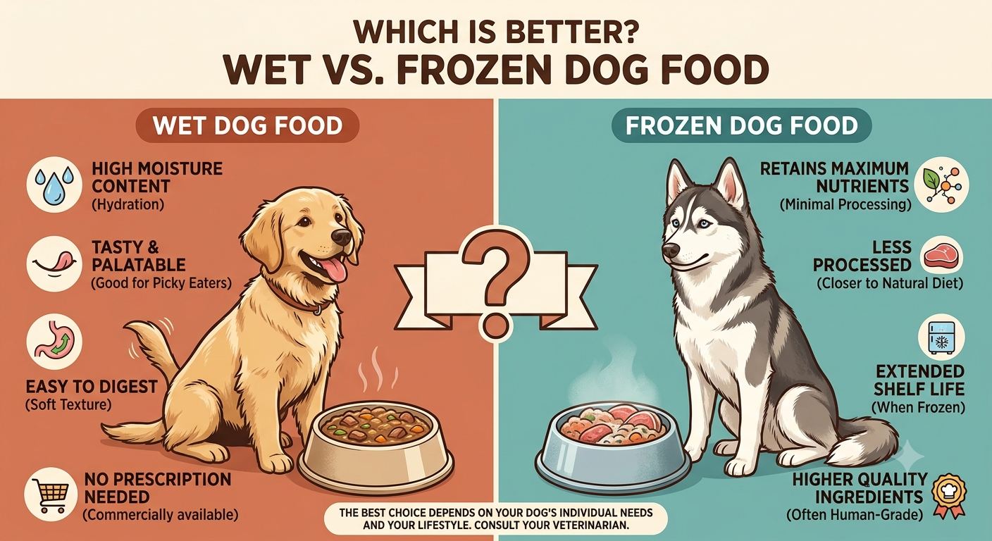 Wet dog food