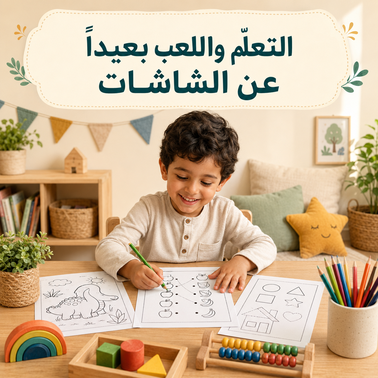 كيف نحول وقت التعلّم في المنزل إلى لحظات ممتعة بعيدًا عن الشاشات؟