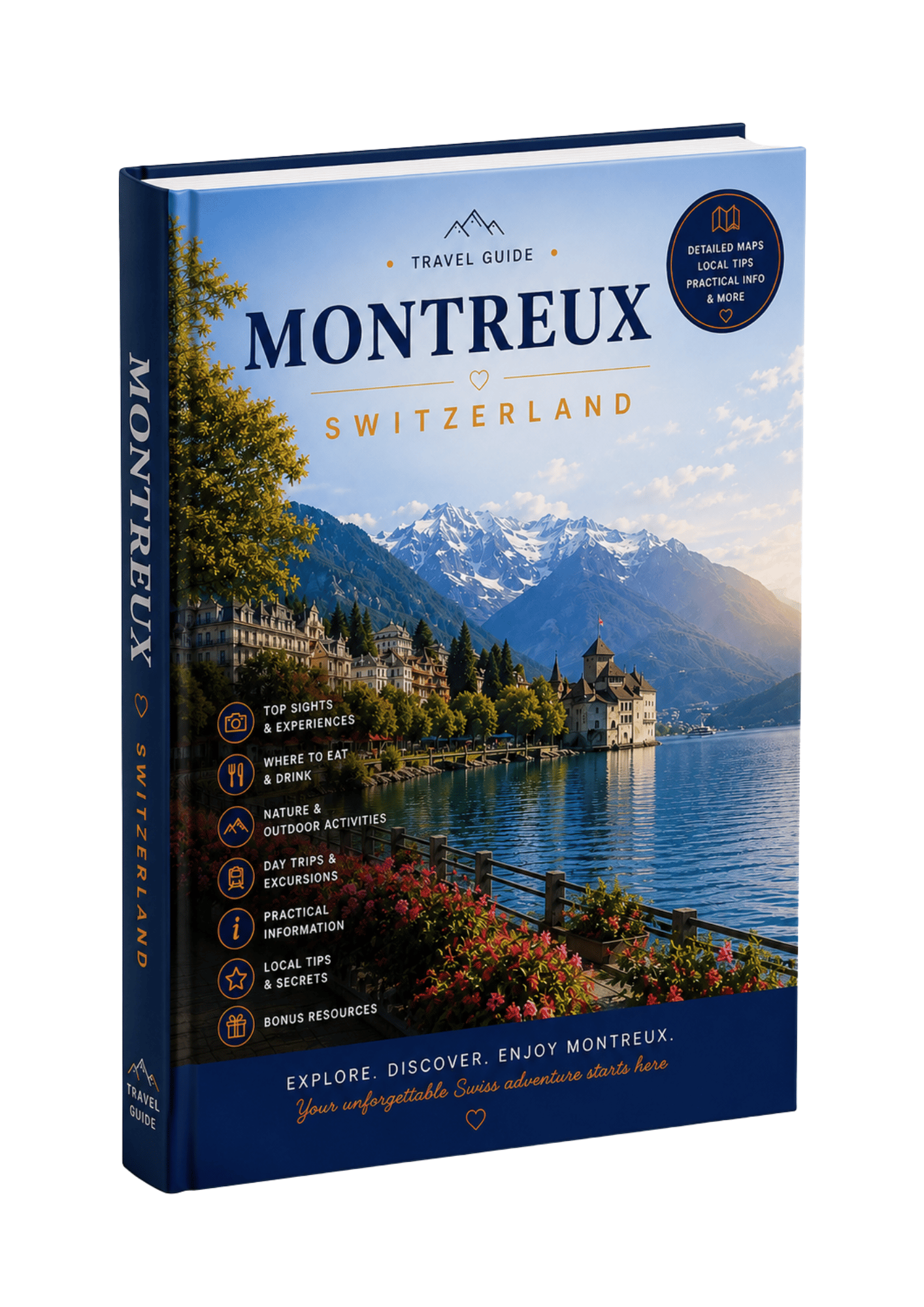 Montreux Switzerland travel guide – interactive PDF with Google Maps and ready-made walking itineraries