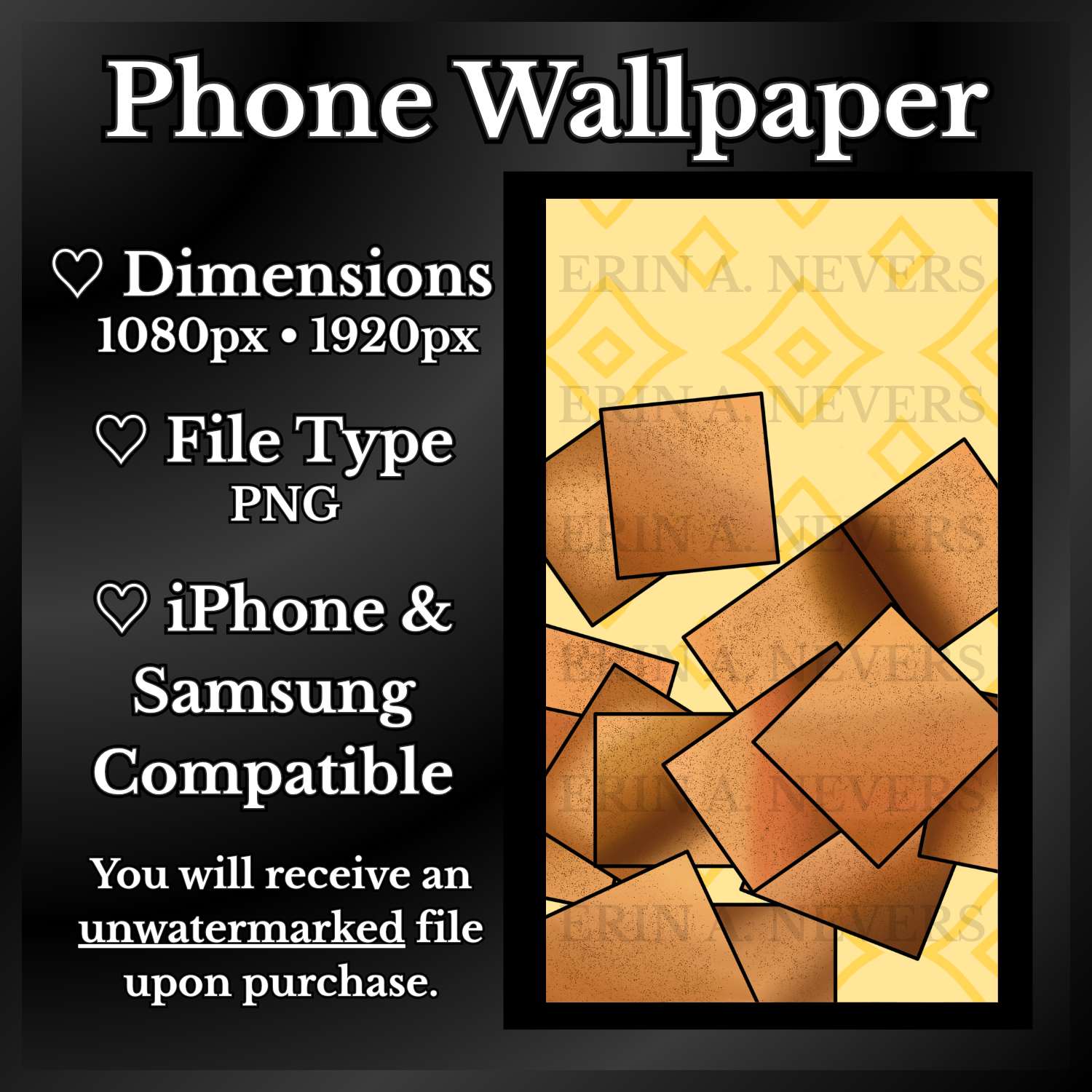A product promotion thumbnail featuring a phone wallpaper with partially burned crackers.