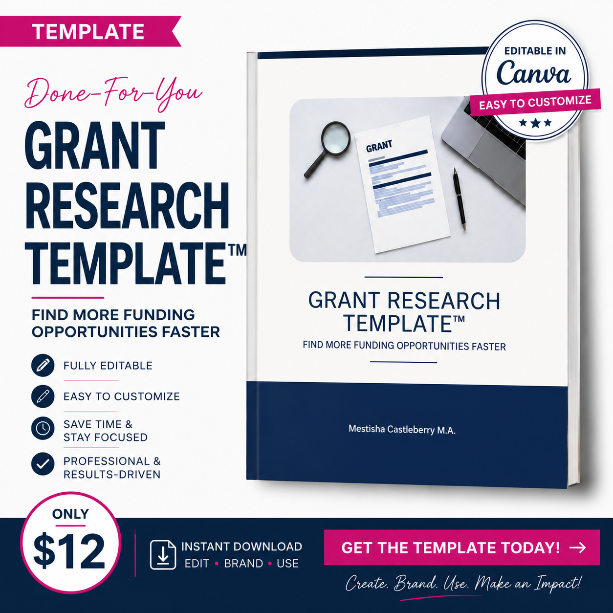 Grant Research Template