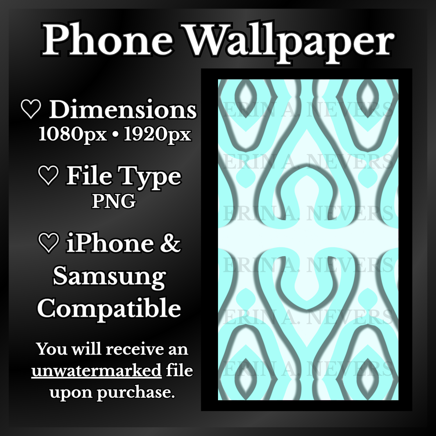 A product promotion thumbnail featuring phone wallpaper 1.