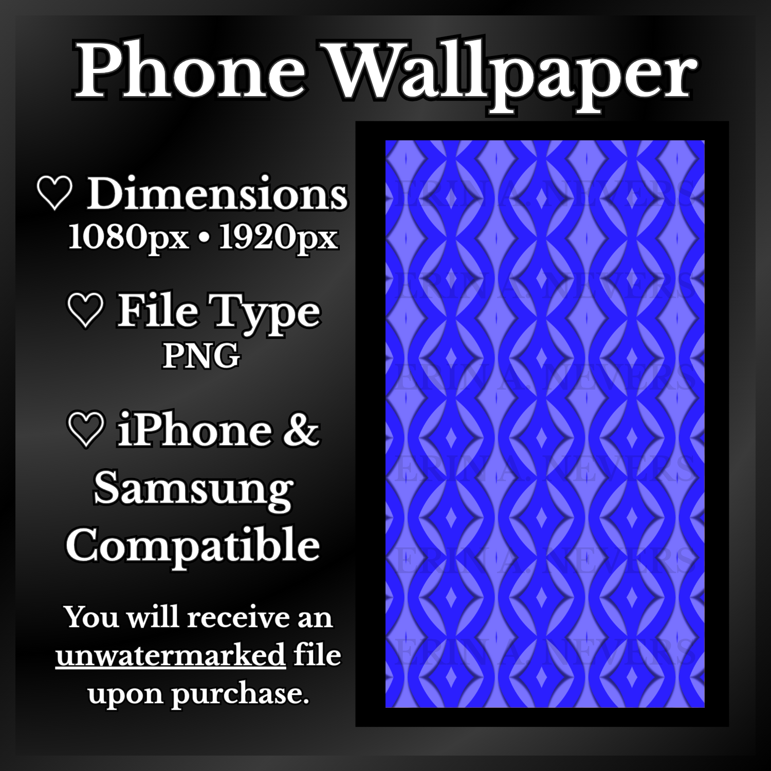 A product promotion thumbnail featuring phone wallpaper 9.