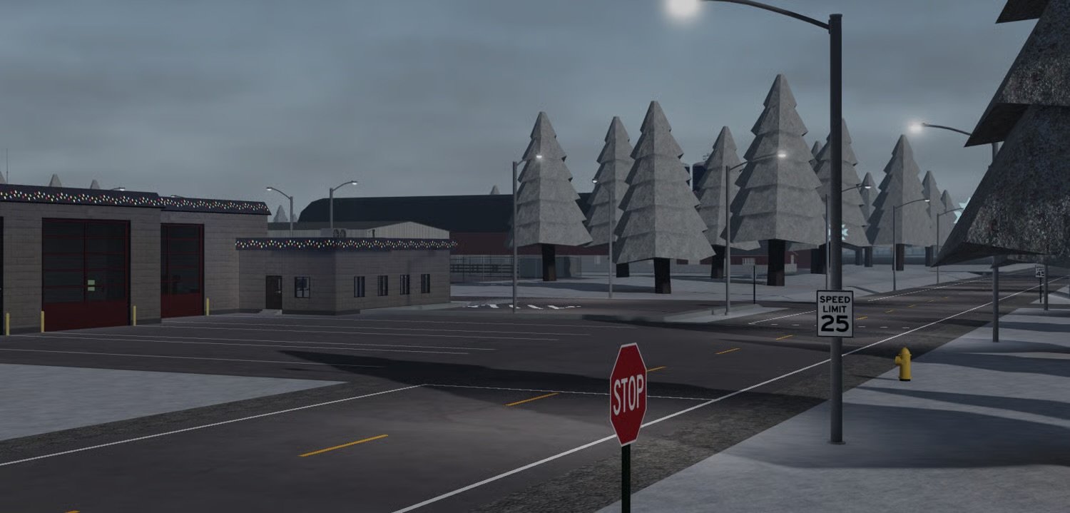 Roblox Wisconsin winter city map