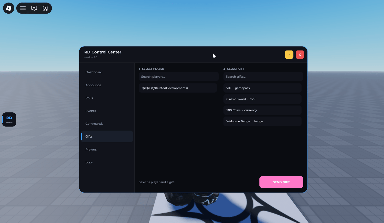 Roblox management system