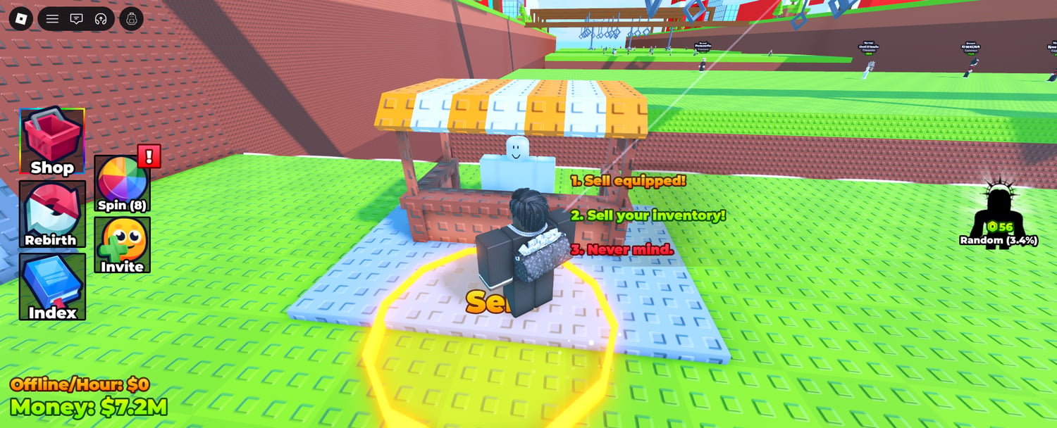 Roblox spin wheel