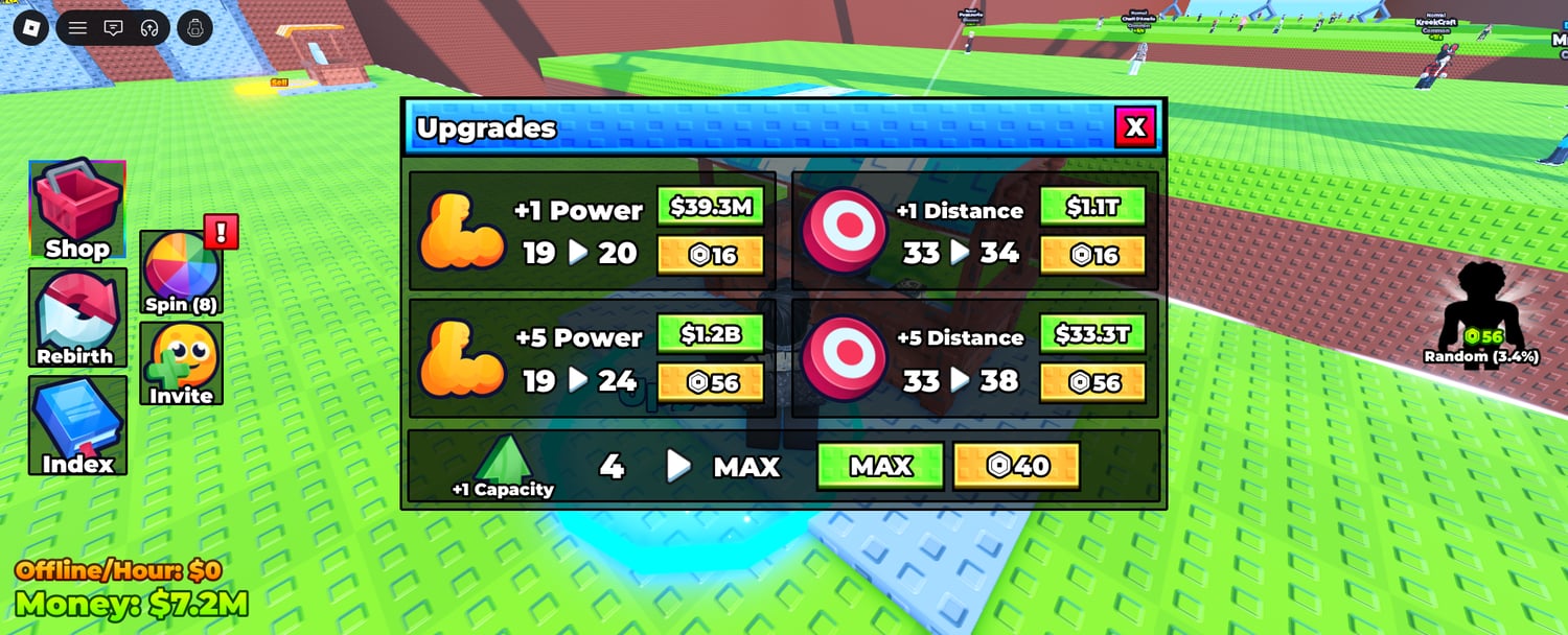 Roblox rebirth system