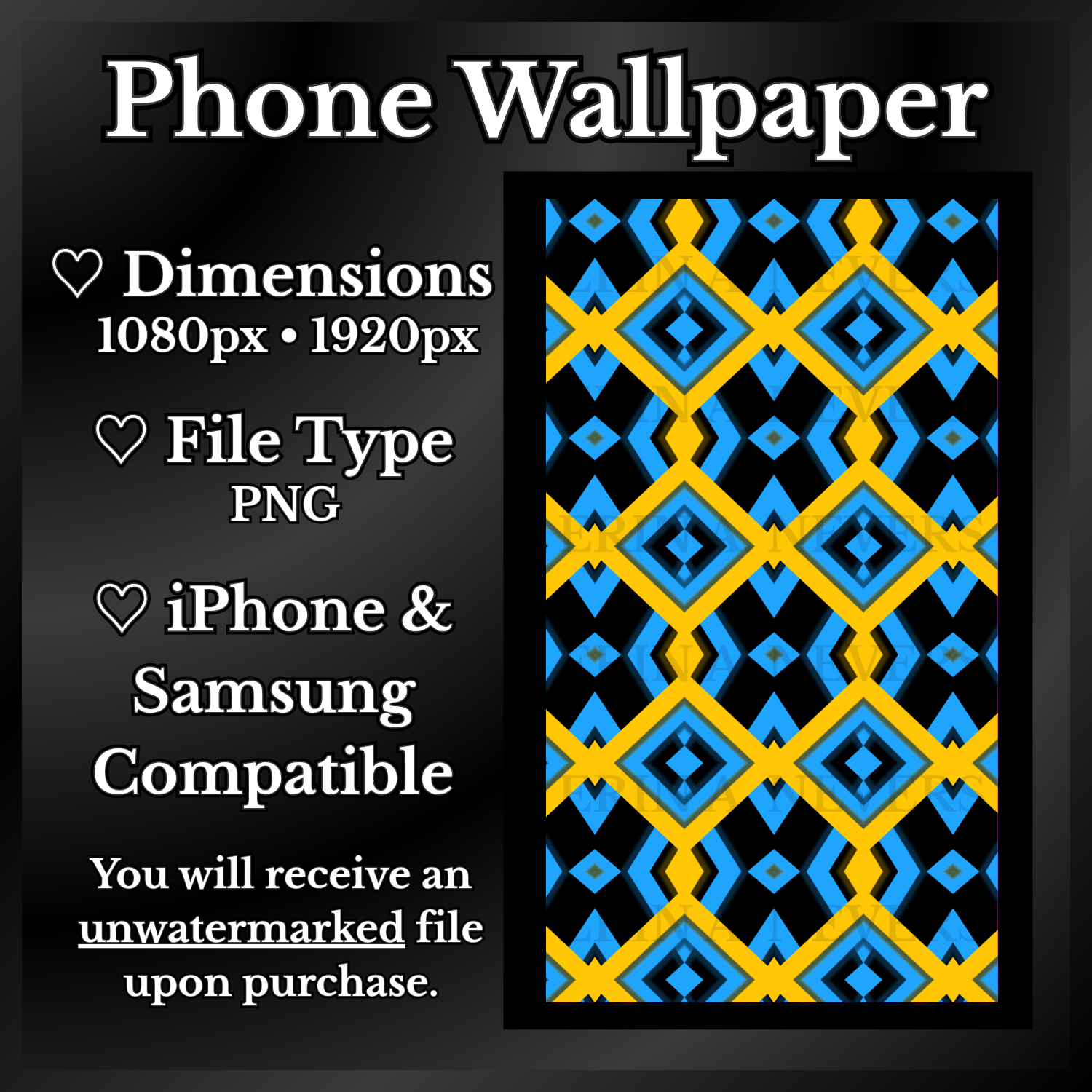A product promotion thumbnail featuring phone wallpaper 53.