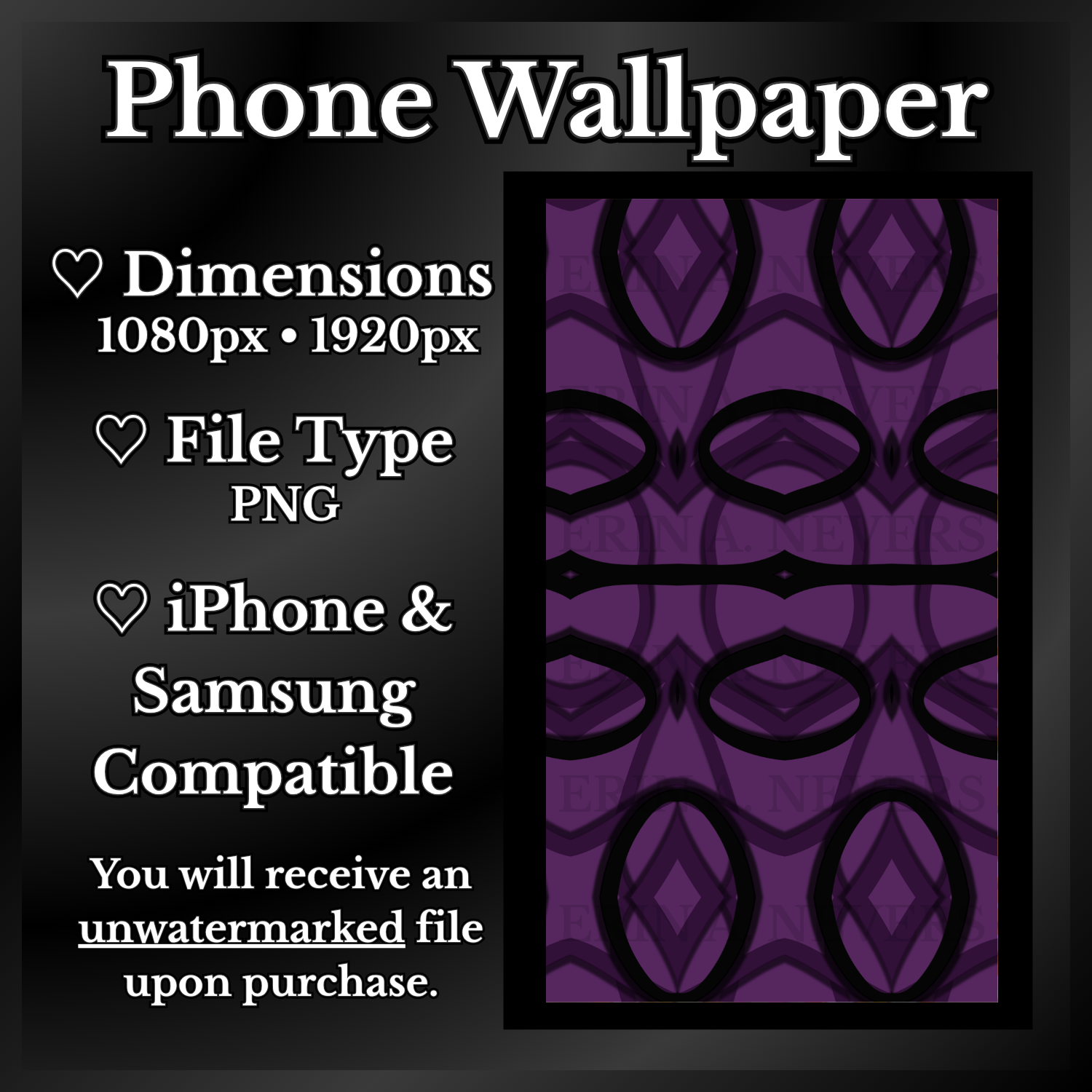 A product promotion thumbnail featuring phone wallpaper 62.