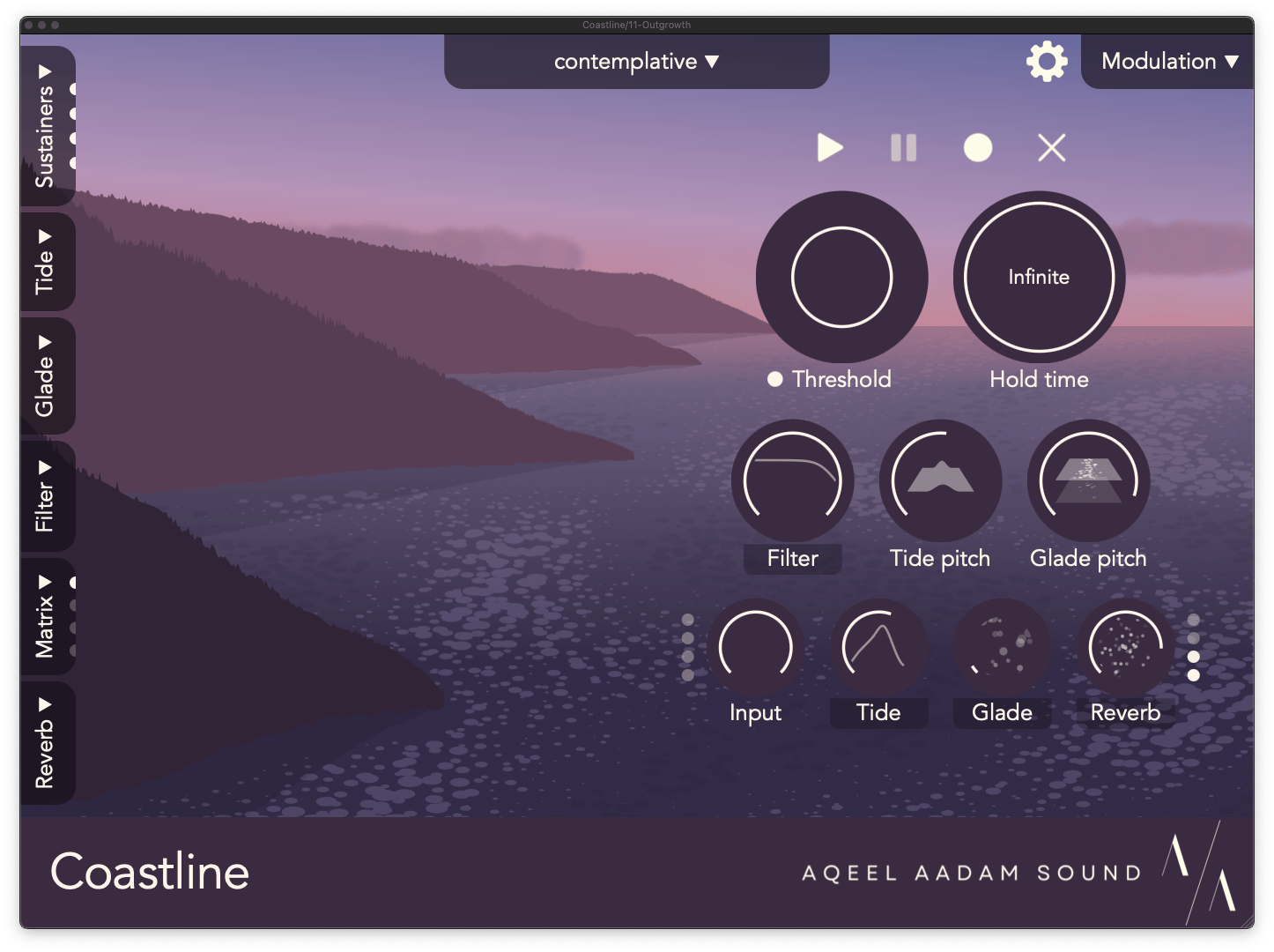 Aqeel Aadam Sound's latest plug-in, Coastline
